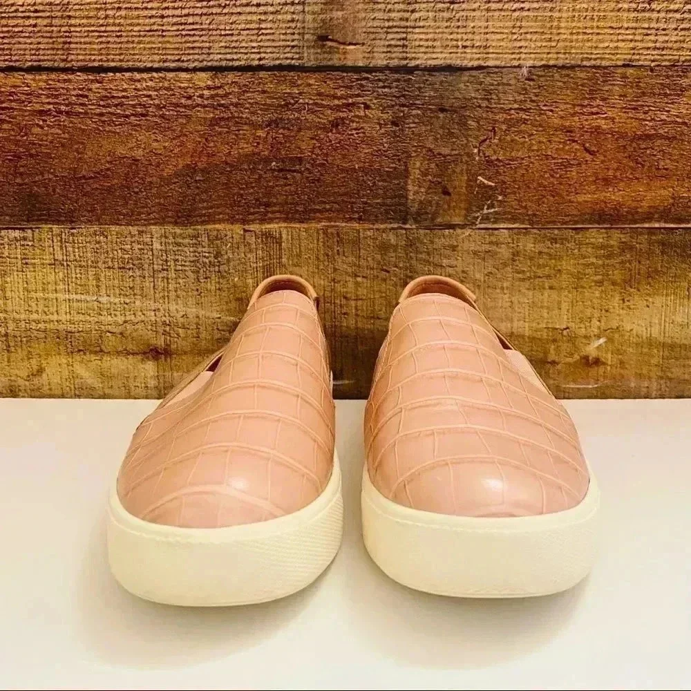 Cole Haan GrandPro Croc Leather Sneakers Pink - Picture 4 of 10